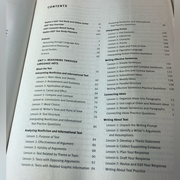 Kaplan GED 2017 Test Prep Book - Picture 9 of 16